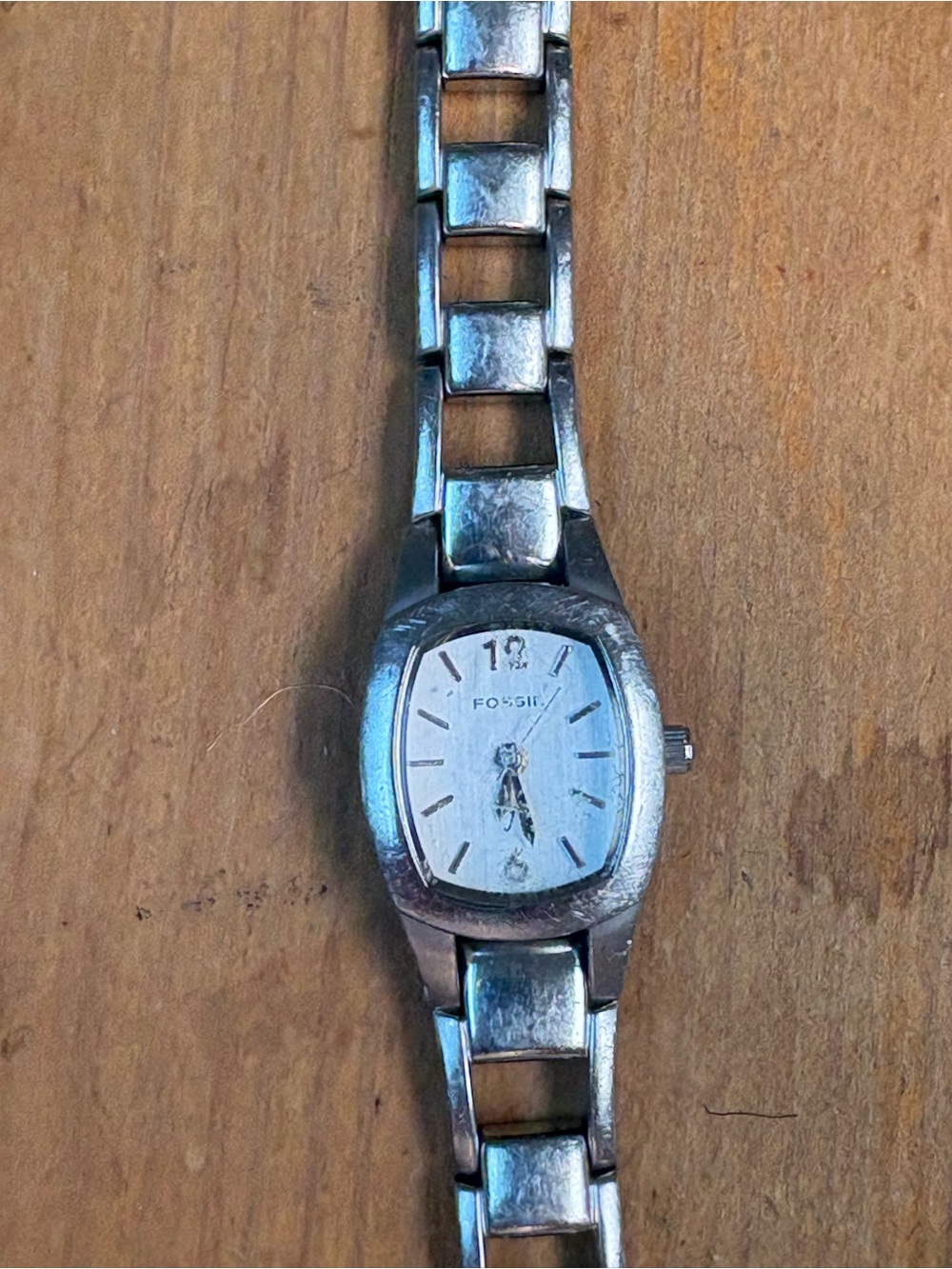 Fossil Silver Tone Women's Link Bracelet Watch
